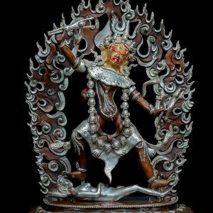 Ekajati Mahakal Silver Oxidize Finishing